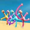 Versatile And Elongated Giraffe Robot, Suction Cup Telescopic Puzzle Toy, Children'S Creative Decompression Ornament
