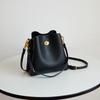 Luxury Bucket Bag Luxury Leather Material Classic Turn-lock Closure Minimalist Design Work Shopping Versatile Handbag For Women