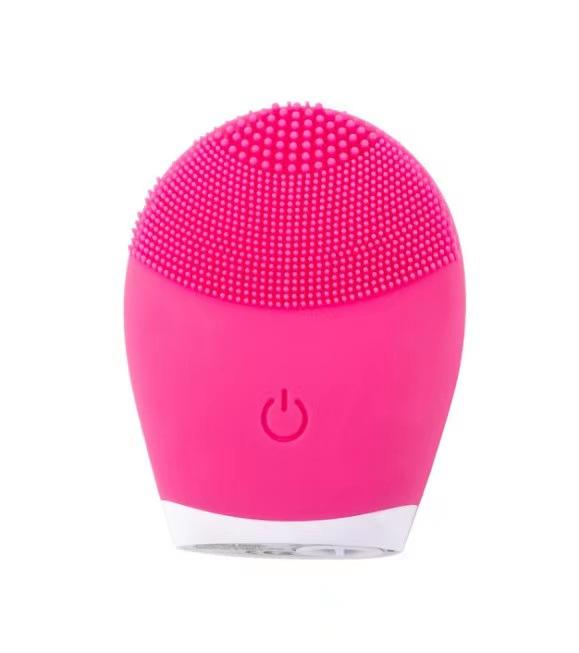 Electric Silicone Facial Cleanser Massager Ultrasonic Vibrator Skincare Massage Tool Beauty Machine Vibration Cleaning Of Pores