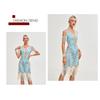 1920S Retro Ball Embroidered Fringed Dress Cocktail Party Large Size Sequined Beaded Mesh Dress