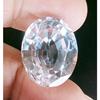 White Sapphire Natural 28-30 Ct Oval Cut Excellent Certified Loose Gemstone