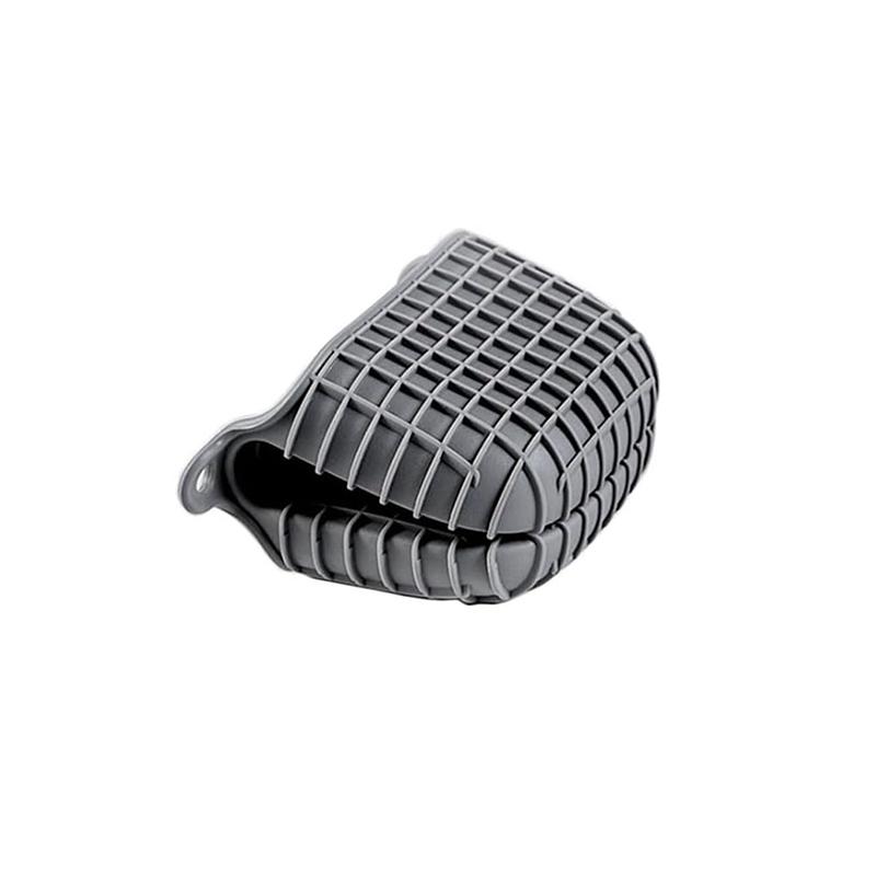 1/2pcs Silicone Oven Mitts for Cooking Mini Oven Mitts Set with Non-Slip & Grip Anti Scalding Non Slip Gloves Clips Pot Holder