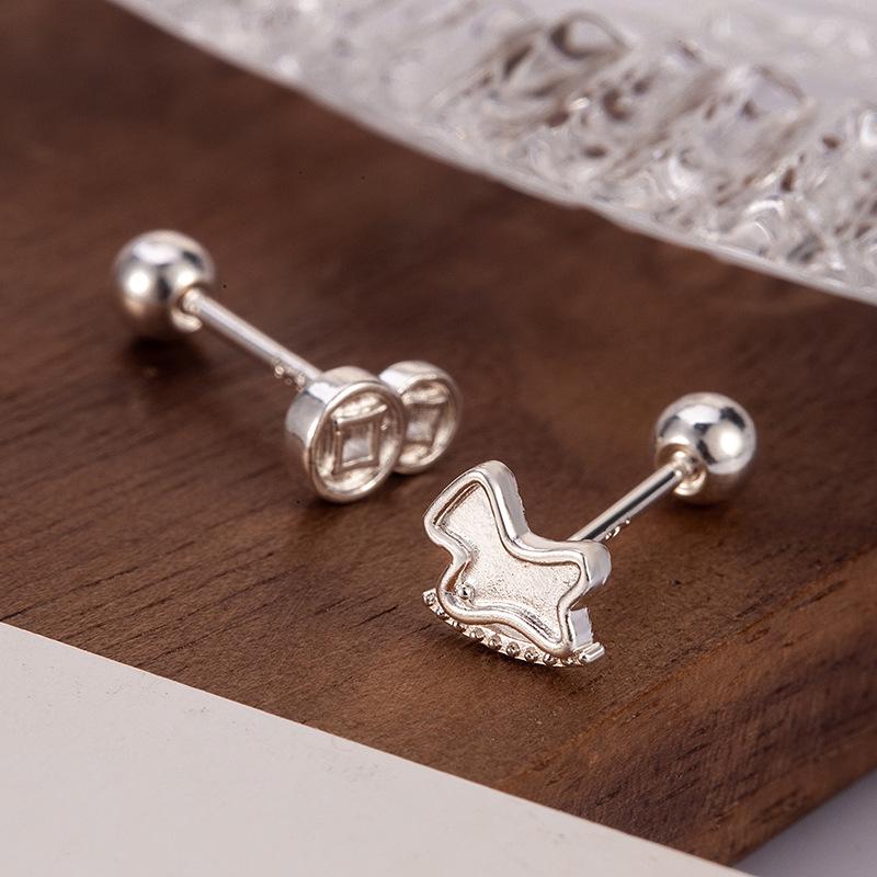 Chic Asymmetrical Earrings: Niche Design, High-End Feel for Women