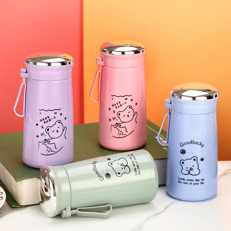 Little Bear Children's Lucky Water Cup Advertising Gift Cup Christmas Gift Event Festival Commemorative Cup