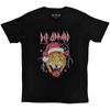 Def Leppard Holiday Leppard T-Shirt Black New