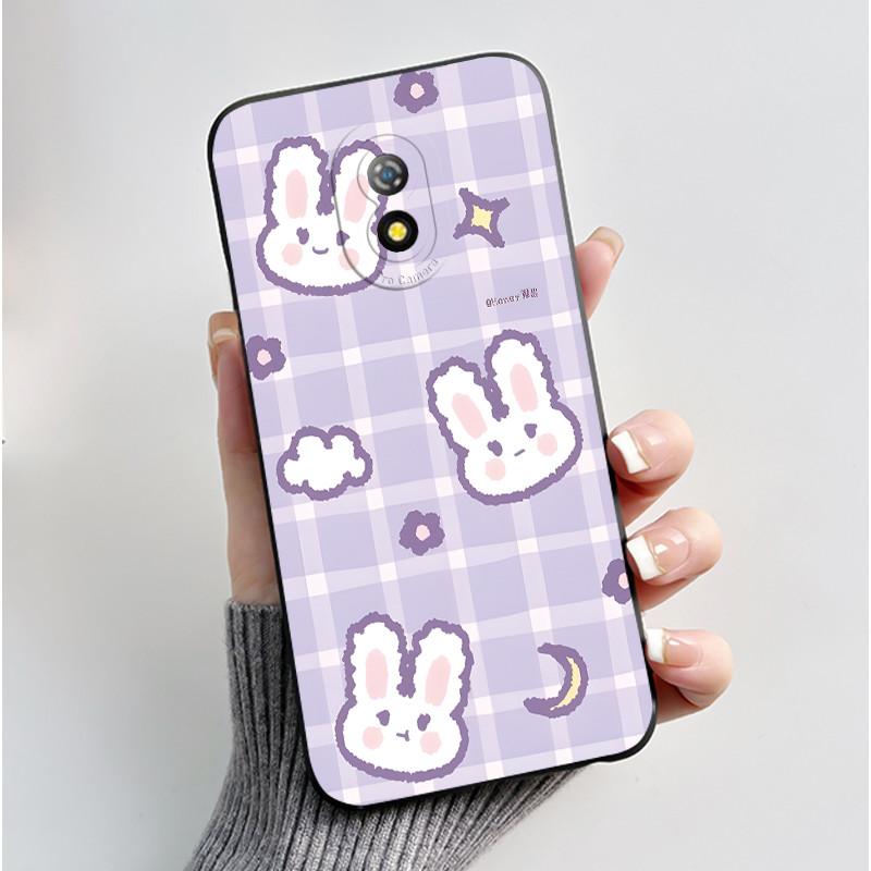 Soft TPU Case For ITEL A16 / A16 Plus / Alpha Lite Luxury Cute Love Rabbit Funny Black Silicone Phone Protective Back Shell Case