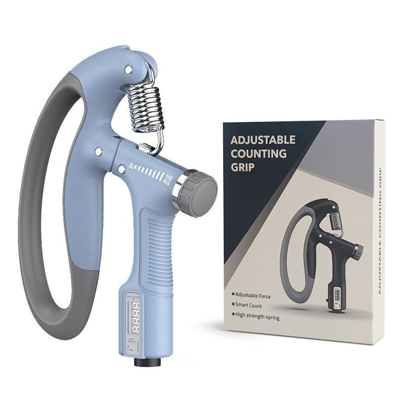 Cross-Border Adjustable Counting Gripper for Finger Strength Training - Portable Outdoor Fitness Equipment