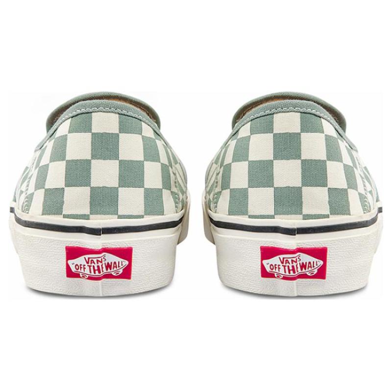 Vans Slip On Low Tops Casual Skateboarding Shoes Unisex Green White Vans VN0A5HYQB8O