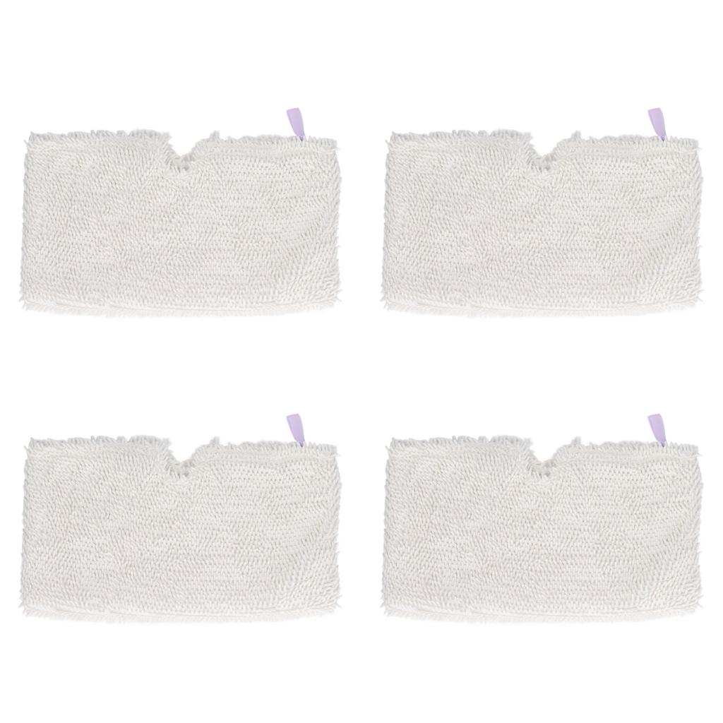 4Pcs Microfiber Mop Pads Replacement Steaming Mop Pads for Shark S3901 S3500 S3501