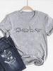 Print T Shirt Short Sleeve Summer Top Fashion Clothes Unisex Dinosaur Animal Trend Clothing Gray Basic Tee Graphic Tshirt