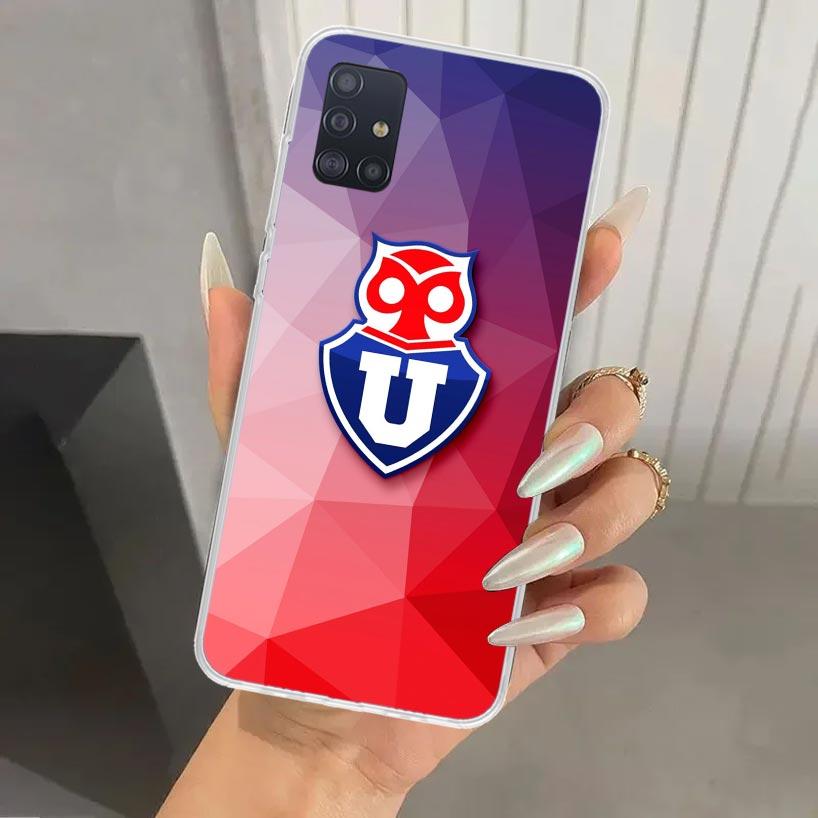 

De Chile U-University Logo Phone Case for Samsung Galaxy A52 A32 A22 A12 A02S A50S A30S A10S Note 20 Ultra 10 Plus S10 A31 A20 A Samsung A10