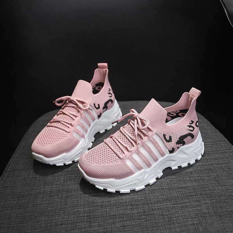 Fashion Womens Casual Shoes Summer 2025 New Breathable Walking Mesh Flat Shoes plus size sneaker Women Fitness Leopard Print Women