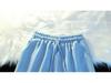 Yellow High-Waisted Loose Fit Sports Shorts - Casual A-Line Running Shorts with Elastic Waist