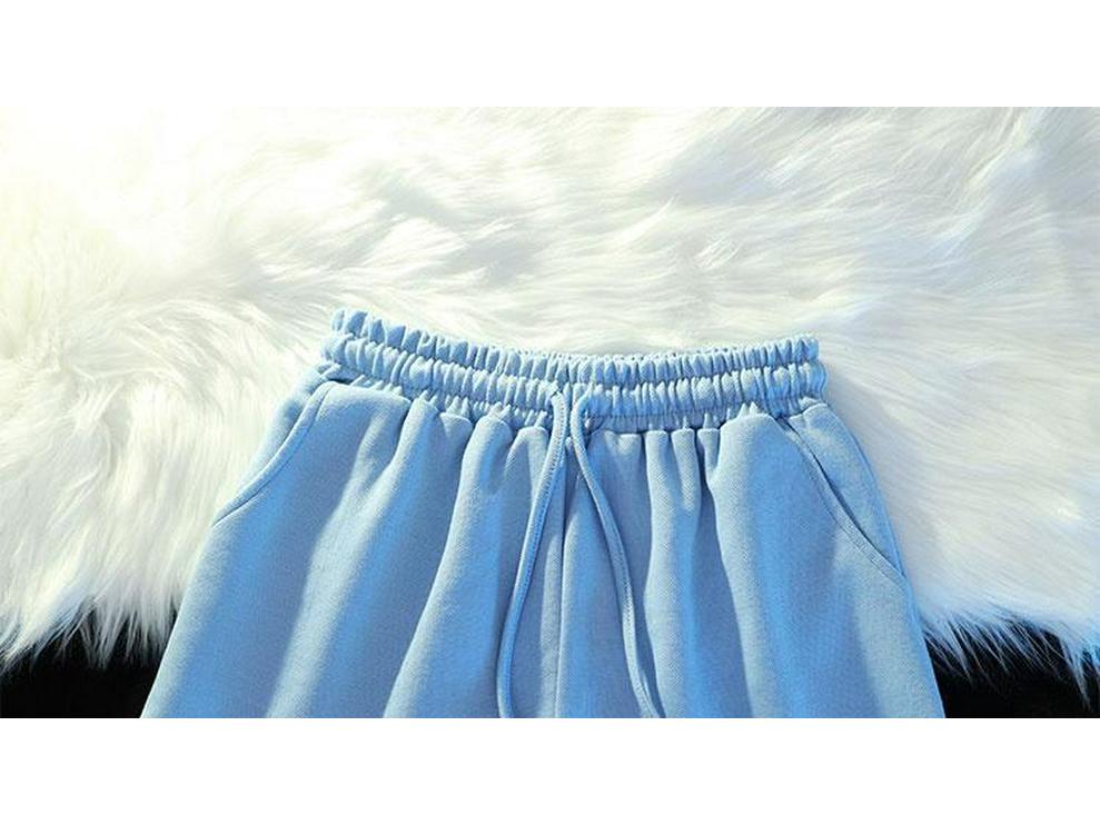 Yellow High-Waisted Loose Fit Sports Shorts - Casual A-Line Running Shorts with Elastic Waist