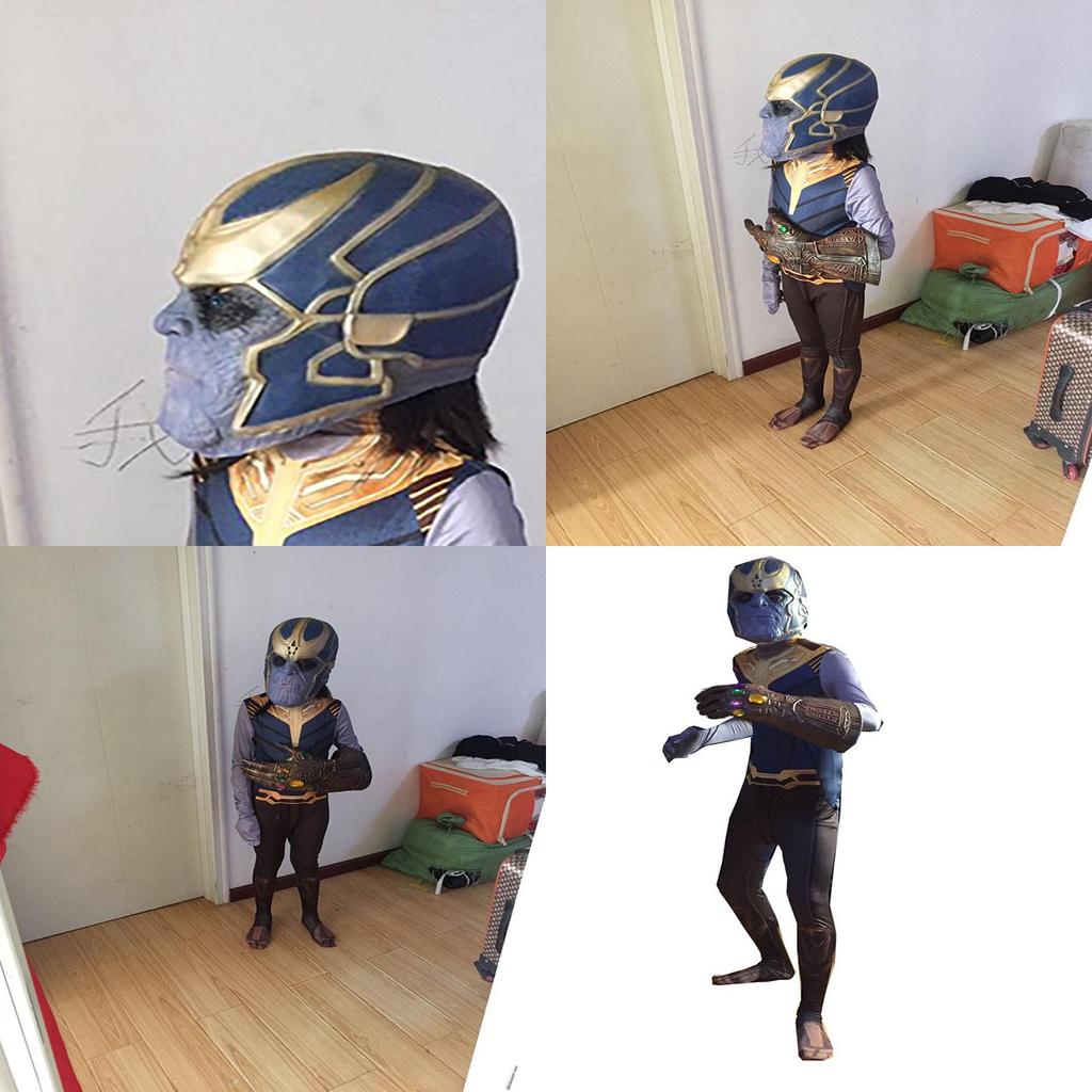 Premium Cotton Blend Avengers 3 Thanos Infinity War Marvel Cosplay Costume Suit