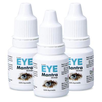 Eye Mantra Collirio Ayurvedico del Dr. Juneja 10ml Confezione da 3 per la Cura Quotidiana degli Occhi e Sollievo dall'Irritazione