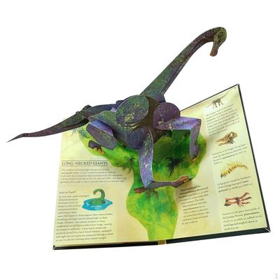 3D Dinosaur Book Early Education Funny Dinosaurs Activity Encyclopedia Prehistorica for