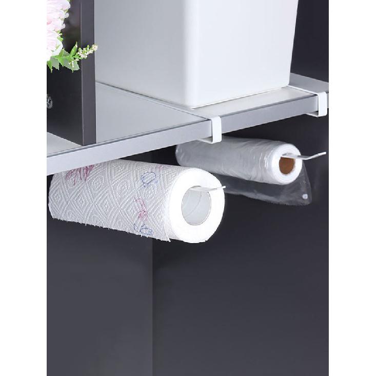 Random Special Kitchen Paper Towel Hanging Rack Cabinet Without Drilling Towel Hook Ironware Storage Shelf For Napkins Cup Holders 5
