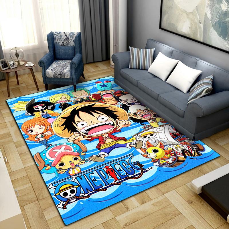 Anime One Piece Washable Non-Slip Rug Carpet Larget Floor Mat Bedroom Home Decor LXR134