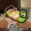 The INS Oil Painting Duck is compatible with iPhone 15 Pro Max phone cases, 14 Cute Cartoon 13, silicone 11, dual stands, 16