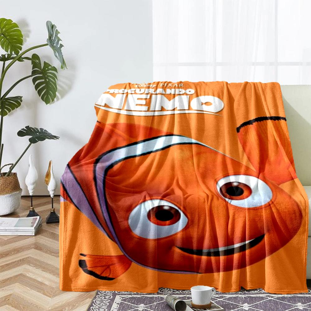 Nemo Theme Printed Blanket - Perfect for Couch, Bed, Travel & Outdoor Use | Machine Washable, Cozy & Durable.