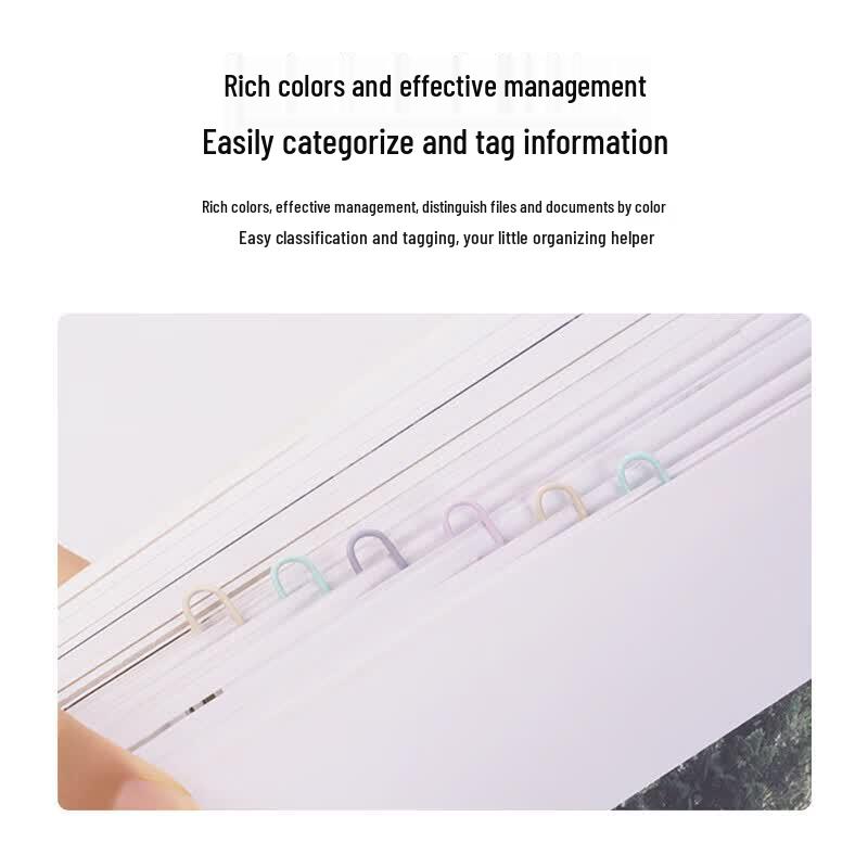 Deli 29mm Morandi Colored Paper Clips