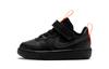 Court Borough Slip Resistant Cushioning Abrasion Resistant Breathable Low Top Toddler Shoes Black CT3963-001