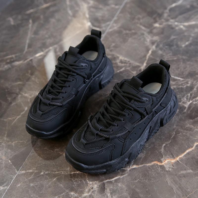 

Fashion 2025 High Quality Women Shoes Outside Light Comfortable Sneakers Men s Summer Fashion Soft Sports Running Women Sneakers 35 чёрный