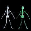 Skeleton Decor 5 Ft Glow In The Dark Skull Bones Halloween Hangable Skeleton Decorations For Party Yard Garden Wall Haunted