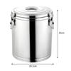 Breakfast Soup Porridge Pot Hotel Buffet Versatile Stainless Steel Round Warmer for