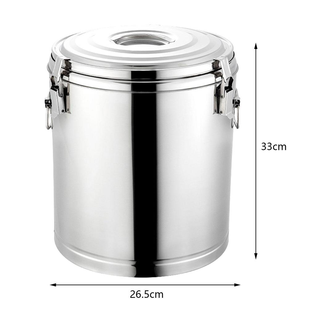 Breakfast Soup Porridge Pot Hotel Buffet Versatile Stainless Steel Round Warmer for