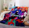 Custom Name Spider-Man Suit Flannel Blanket Throw Blanket Soft Warm Sofa Bed Decor Unique Gift