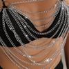 European And American New Products, Multi-Layer Alloy Double Shoulder Chain, Personalized Metal Decorative Body Clothing Chain