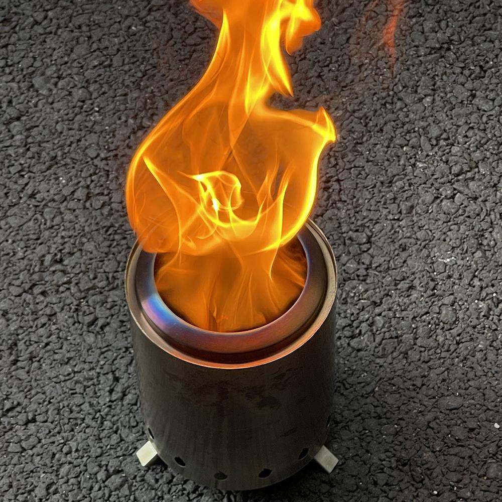 Кемпинговая дровяная печь из нержавеющей стали — фото 9