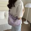 Trendy Street Style Canvas Tote Bag For Women 2024 New Fashionable Lightweight Crossbody Purse