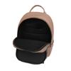 Leather Backpack Women's Solid Color Large Capacity Travel Backpack