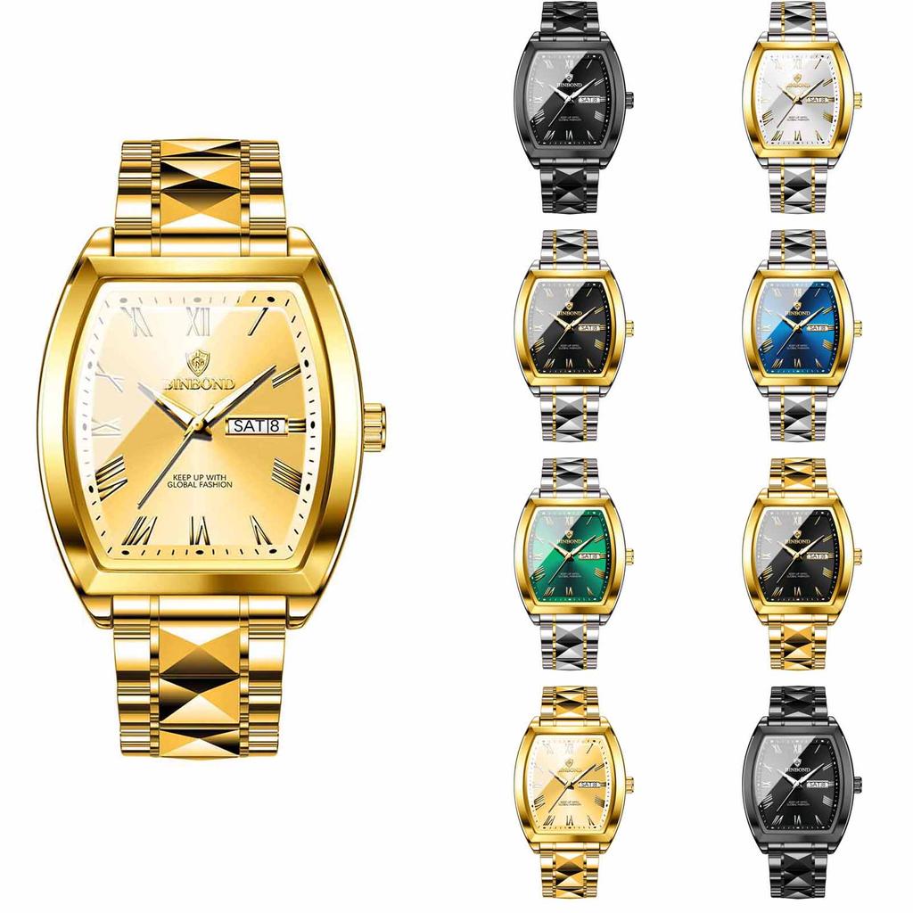 Men's Waterproof Luminous Running Alarm Clock Watch