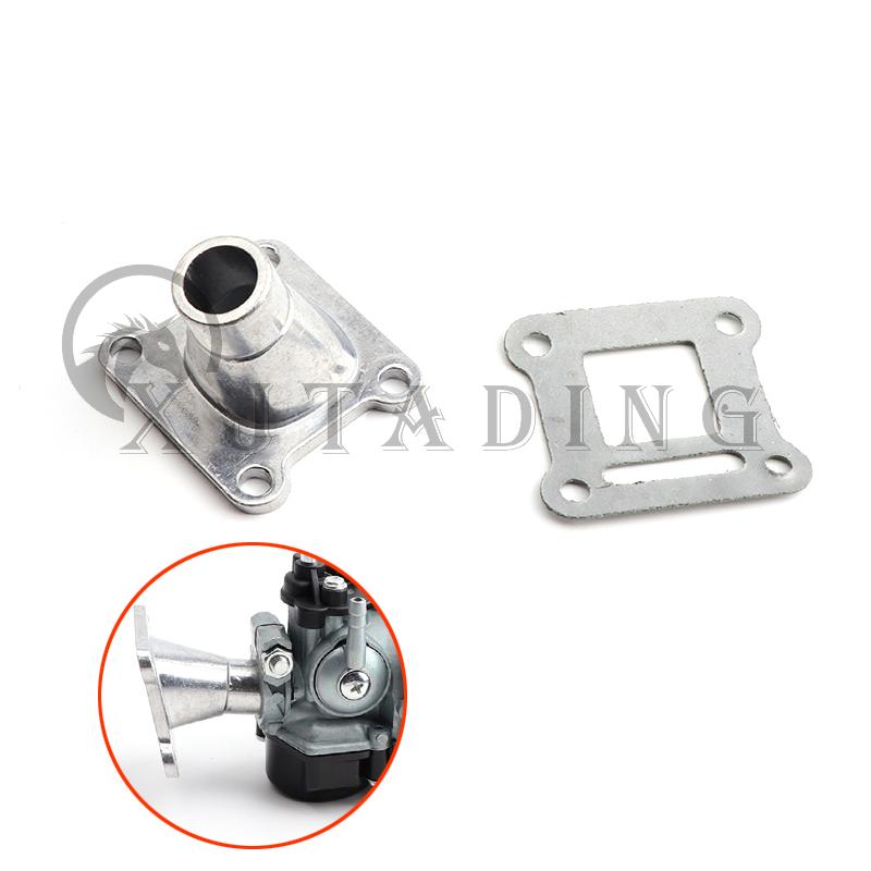 Racing Intake Pipe Gasket Carburetor Transfer Interface For 43cc 47cc 49cc 2Stroke MiniMoto Pocket Bike Small ATV Quad
