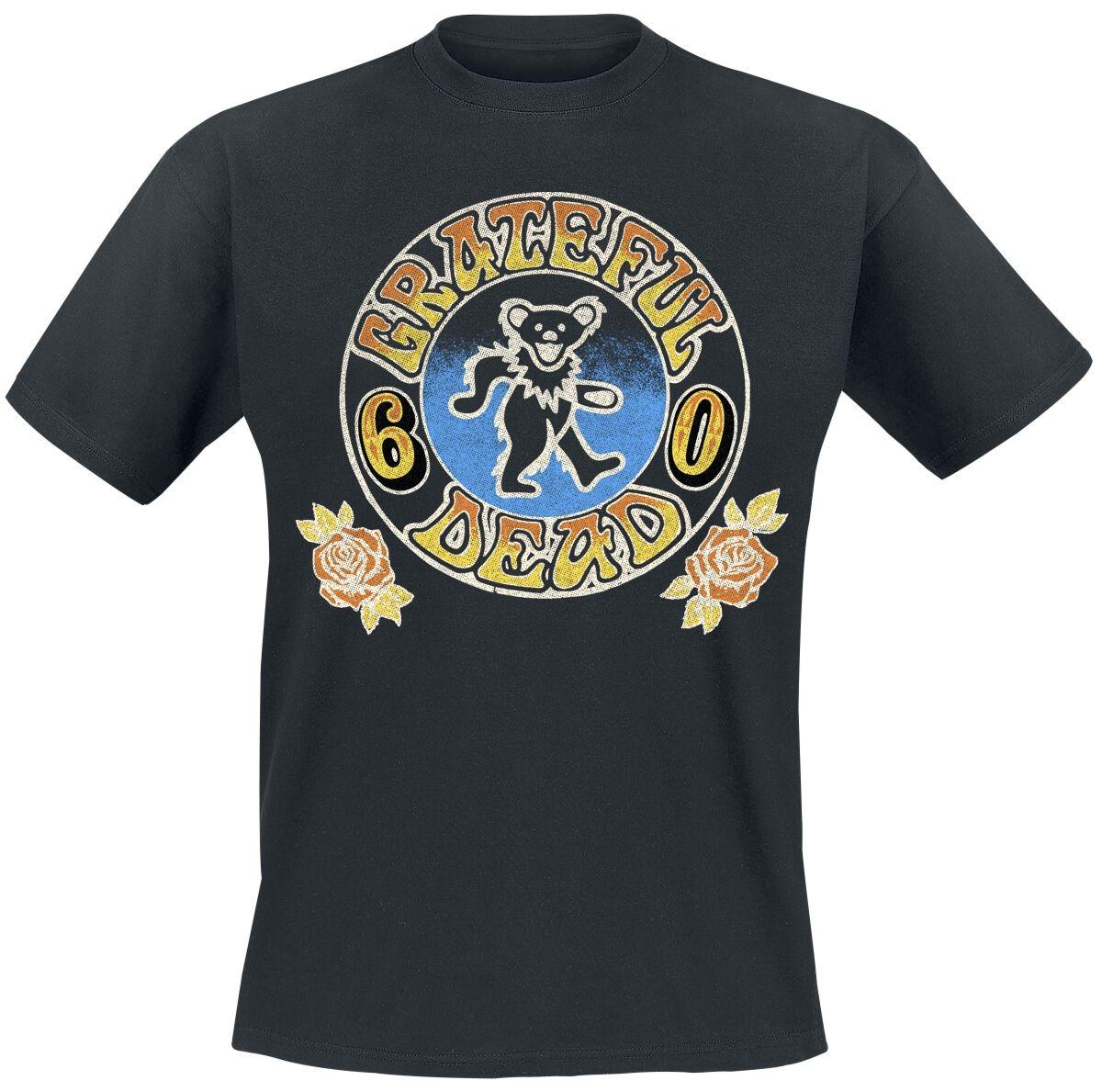 

Grateful Dead 60th Bear Graphic Tee for Psychedelic Rock Fans Who Love Band’s Retro Hippie Design in Casual Wear 4XL