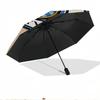 Manchester City FC Print Automatic Open Close Umbrella, Portable Foldable Umbrella, for Outdoor Commute Camping Trip, Ideal Birthday Gift