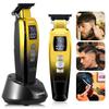 Solimpia Electric Hair Clipper with Base Charging Oil Head Carving Function White Hair Pushing Salon Dressing Trimmer