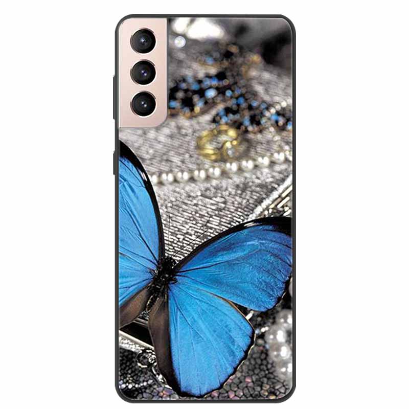 Per Samsung Galaxy S21 FE 5G Custodia Cartoon Dipinta Morbida TPU Custodie per Telefono per Galaxy S21FE S 21 FE Cover Posteriore in Silicone Coque Carina