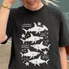 Die Gruppe der Haie T-Shirt| Meeres Tier T-Shirt| Geschenk für Meeresliebhaber|Süßes Sommer Mädchen| Respektiere die Einheimischen| Haifischliebhaber Geschenk| Geschenk für Surfer