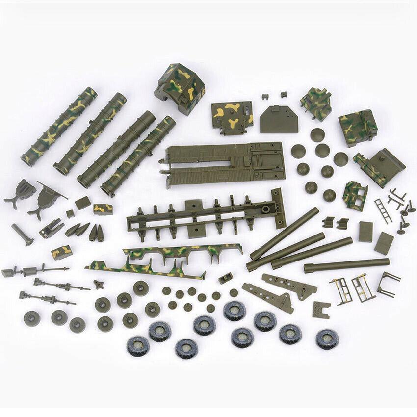 Sistem de rachete de apărare aeriană S-300 la scară 1/72 CÂMPUL DE BĂTAIE Rusia china S-300 SA-10 5P85D/S armă rachetă de apărare aeriană Model de asamblat