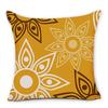 Yellow Geometric Petal Linen Pillowcase Sofa Cushion Cover Home Decoration Can Be For You 40X40 45X45 50X50 60X60