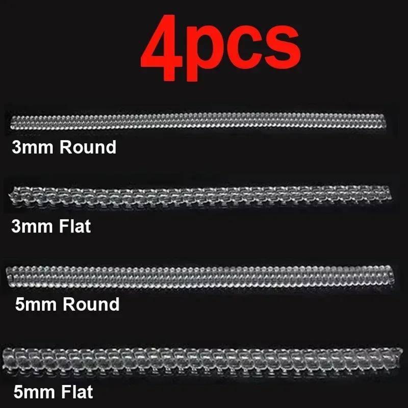4pcs Ring Size Reducer Tools Spiral Spring Based Rings Adjust Invisible Transparent Tightener Resizing Tool Jewelry Guard