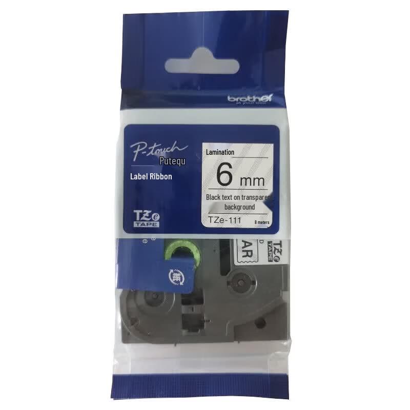 Brother TZe-111 Label Tape CN plug (adapter included)