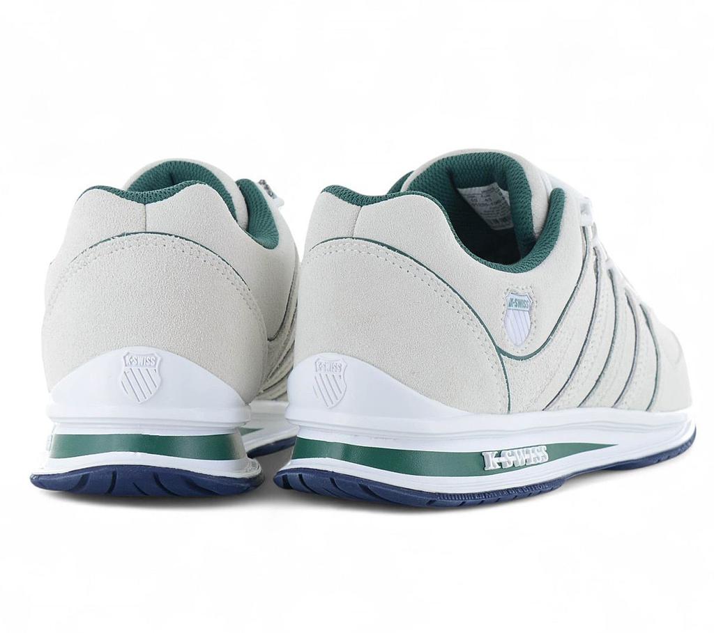 K-SWISS RINZLER Leder - Herren Sneakers Schuhe Creme-Weiß 01235-196-M ORIGINAL