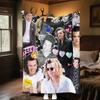 Harry Styles Morbida Coperta Confortevole Tutte le Stagioni Regalo Perfetto Divano Ufficio Riposo all'Aperto Coperta da Viaggio