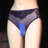Men Sexy Underwear Ultra-Thin Lace Panties Low Waist Breathable Briefs Mesh Transparent Summer Sissy Pouch Sheath Underpants